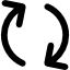 Circular arrows icon