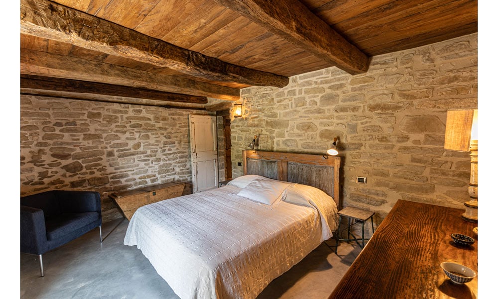 Stone Farmhouse Immersed In Nature
