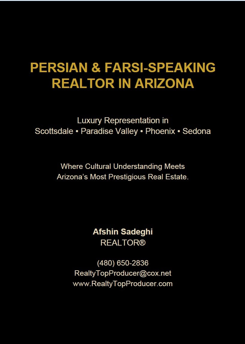 Persian & Farsi-Speaking Realtor in Arizona