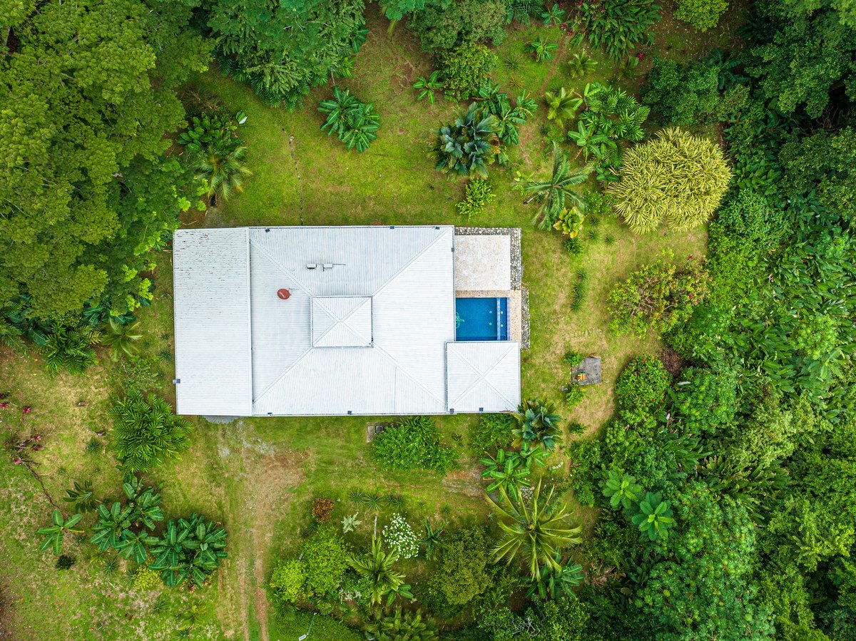 9 ACRES – 2 Bedroom Jungle And Window Ocean View Home With Infinity Pool And Excellent Rental Potential!!!