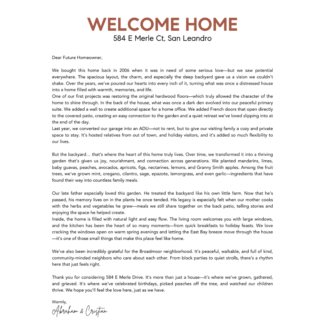 Welcome Home