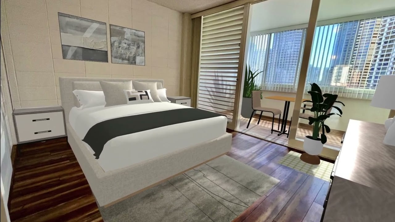  425 Ena Rd unit 1005B, Honolulu, HI 96815 - unbranded MLS video - Waikiki Hawaii 