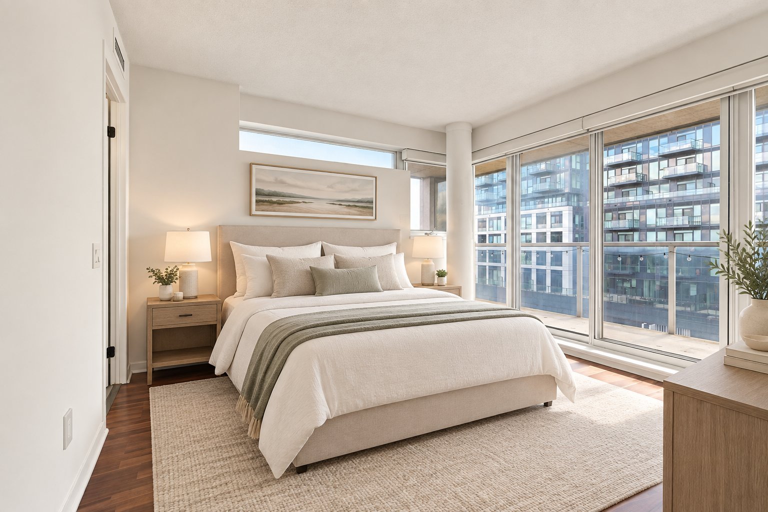 Immaculate 2 Bedroom Corner Unit