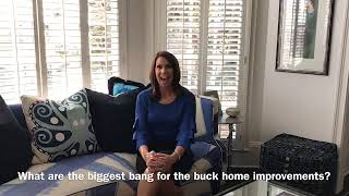 What are the biggest bang for the buck home improvements?