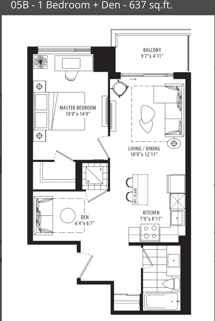 204 Burnhamthorpe Road Unit: 1804