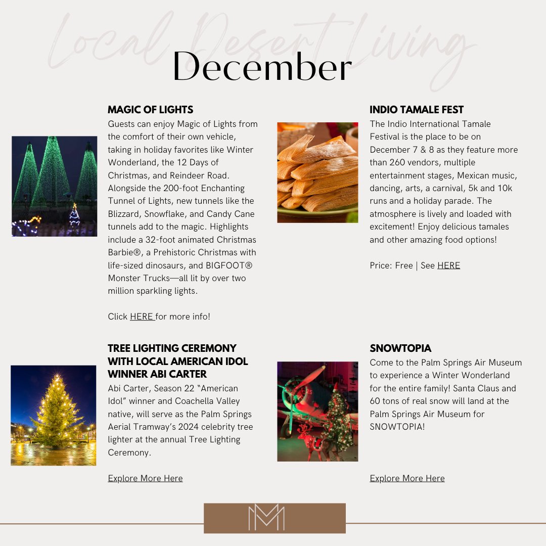 December Local Market Update & Events