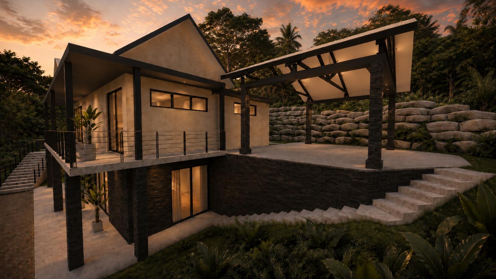 Lot 2 Little Pavones | Luxury Jungle Home with Casita and Infinity Pool Near Nosara, Costa Rica