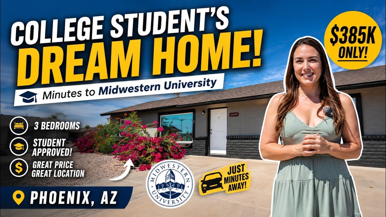 Move-In Ready Home 5 Mins From Midwestern University Phoenix | Ideal For Students!