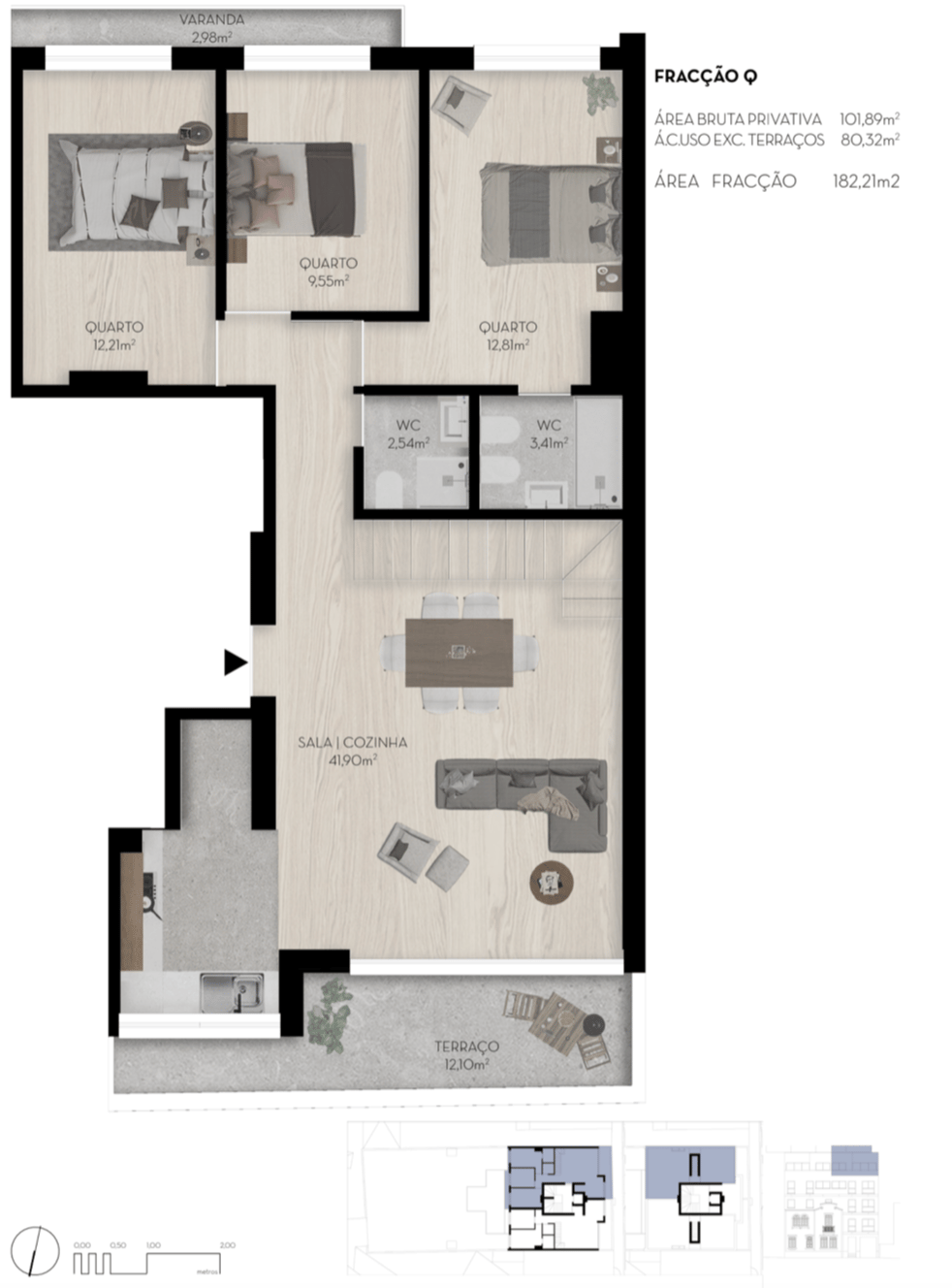 Elegant 3-Bedroom Apartment with AL License and Terrace in Central Porto