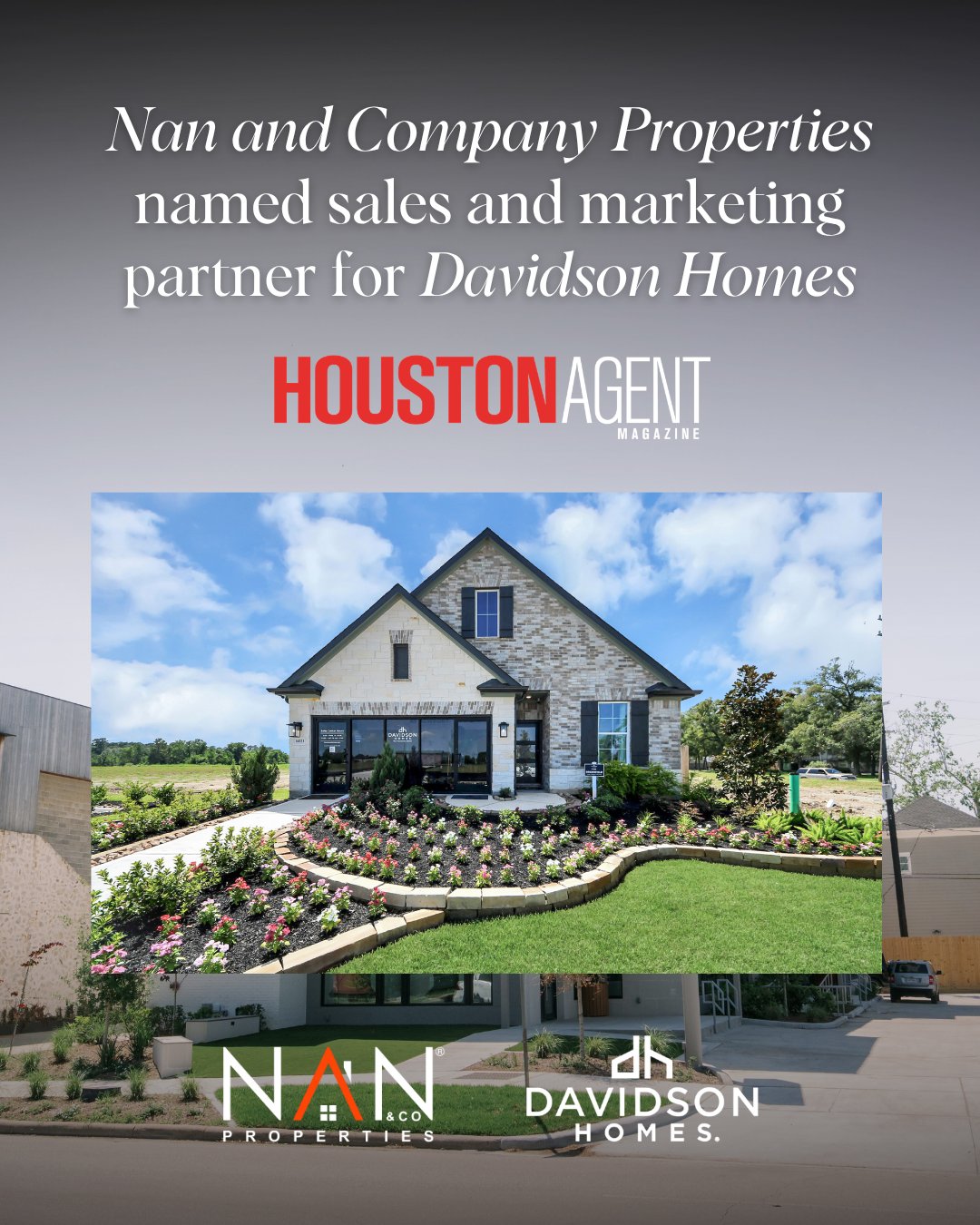 Nan and Company Properties named sales and marketing partner for Davidson Homes