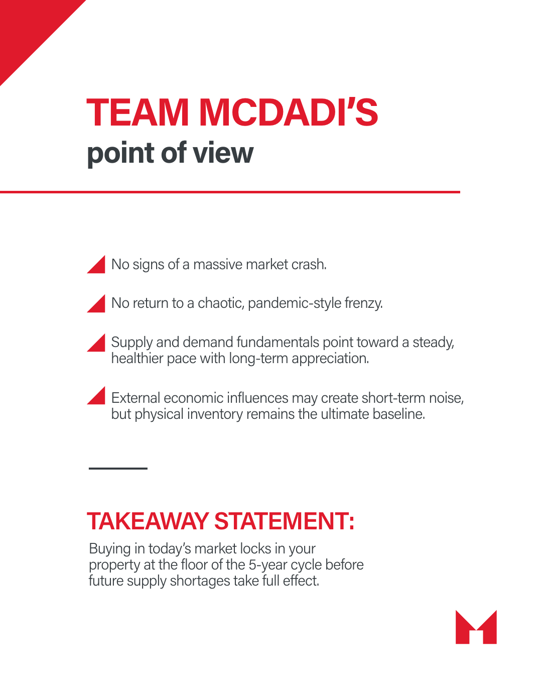 Team McDadi's point of view