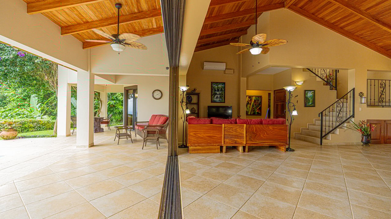 Private Luxury Villa with Whale Tail Ocean View Close to Downtown Uvita
