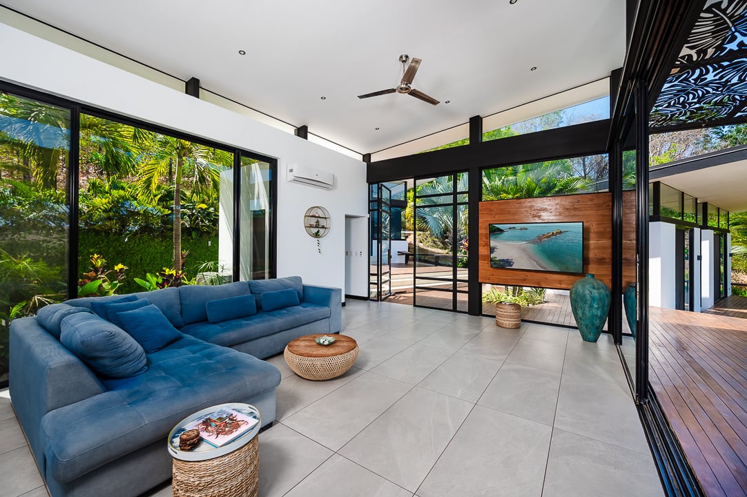 Casa Kalachuchi | Gorgeous Modern Jungle Oasis with Sunset Views in Gated Community
