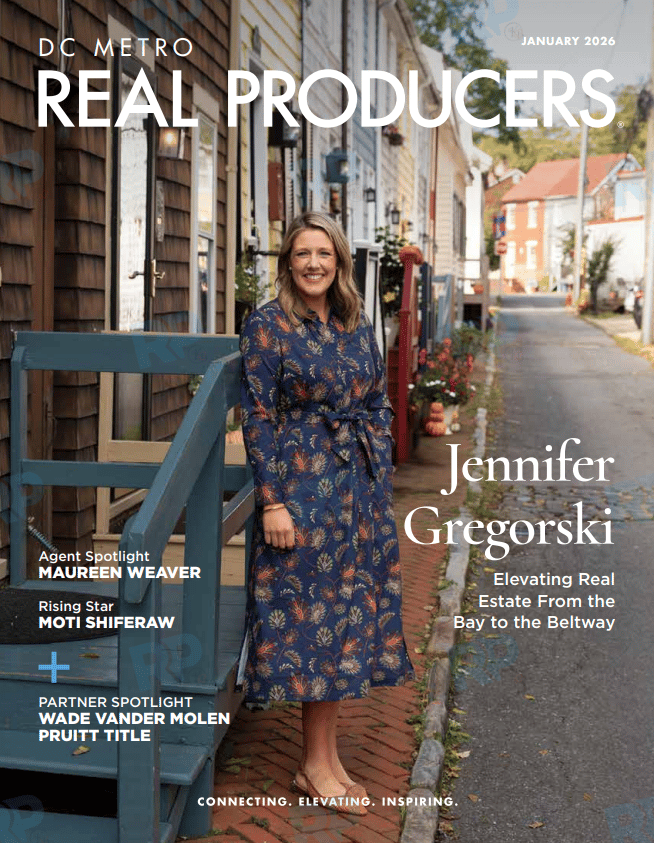 Jennifer Featured on Cover of D.C. Real Producers Magazine 