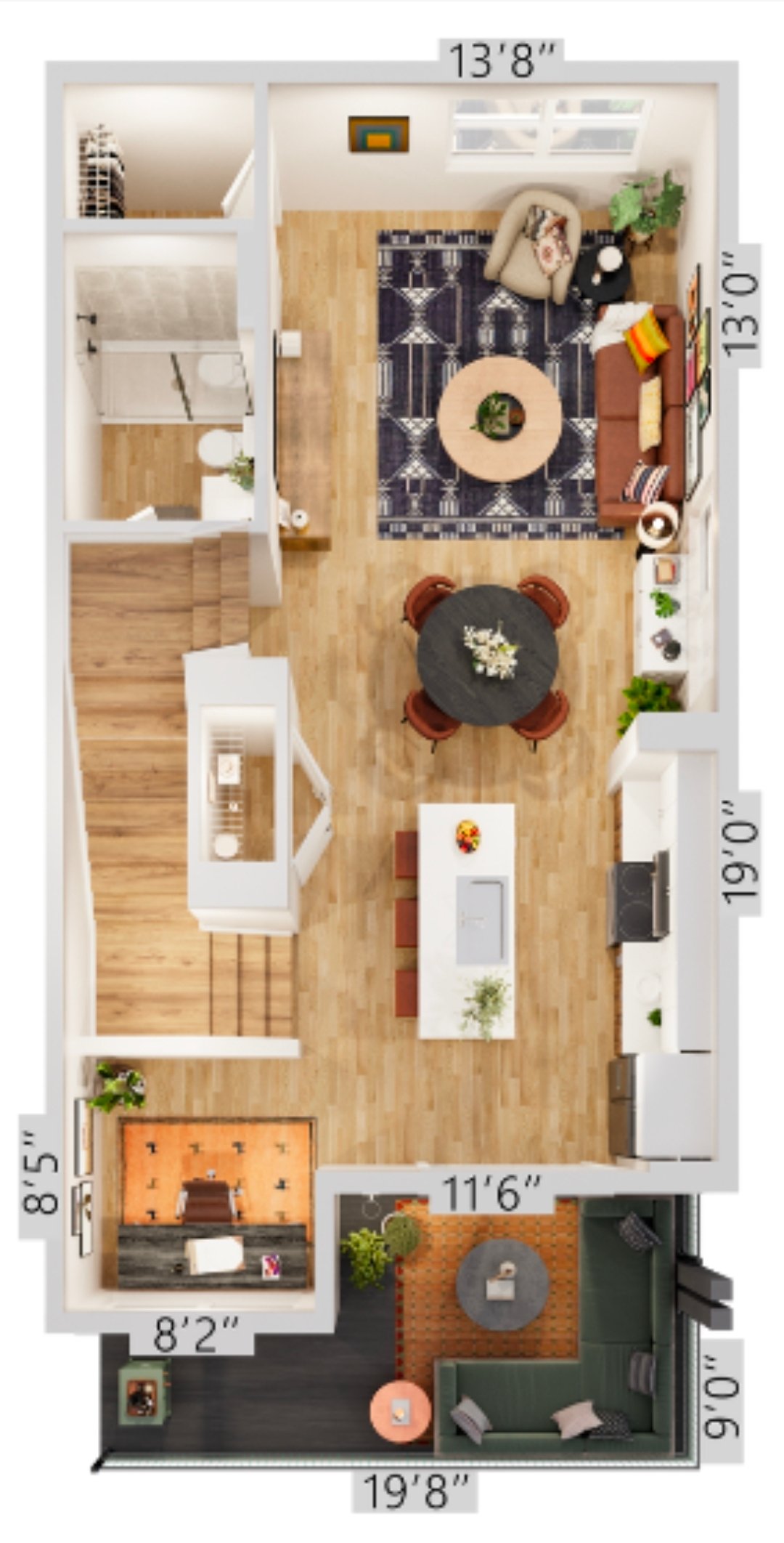 4 Bed 3 Bath with Study 2 Car Garage Townhome Arvada