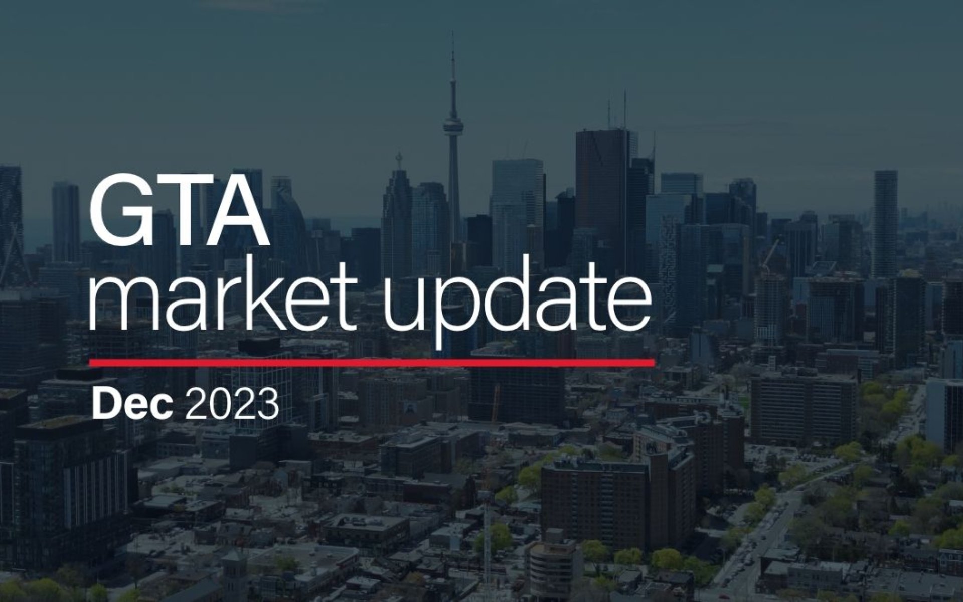 Sam Mcdadi Real Estate Blog - GTA Market Update, December 2023: Illuminating Toronto's Real Estate Resilience - 01