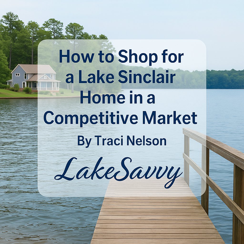 How to Shop for a Lake Sinclair Home in a Competitive Market