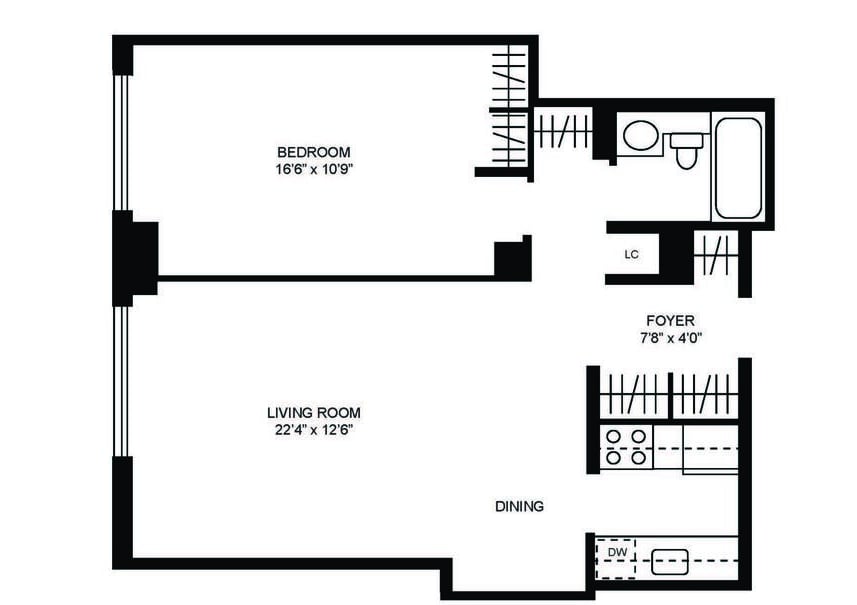 MIDTOWN/ No Fee/ No Security Deposit