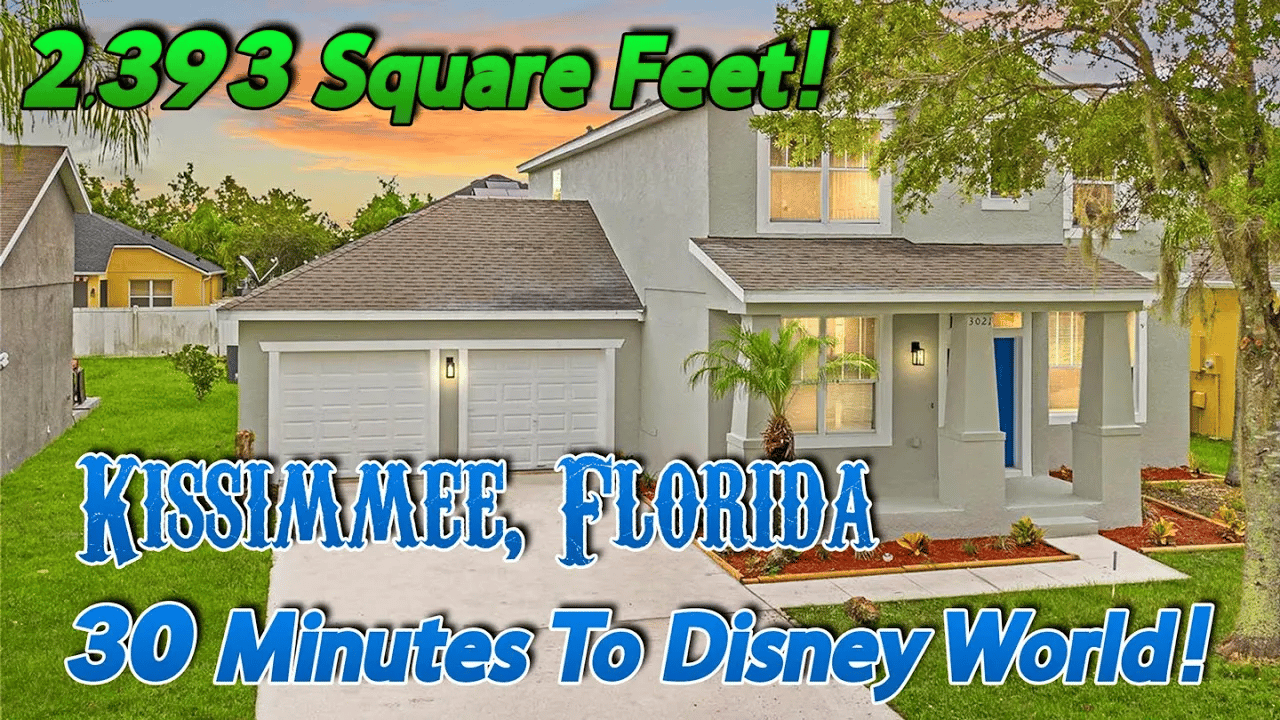 Two Story KISSIMMEE Estate Just $372k! | Florida Home Tour just 30 Minutes from Disney World!