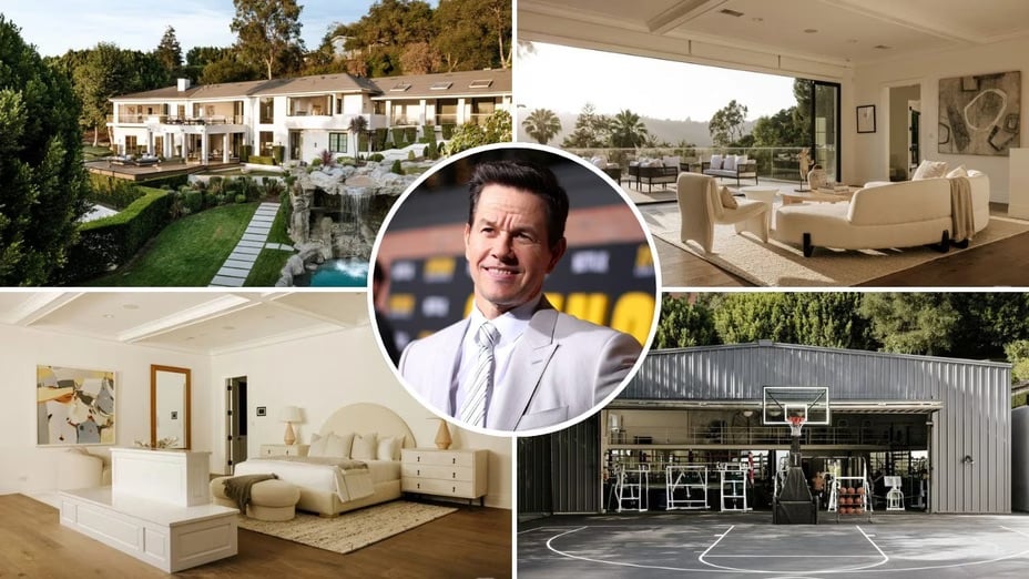 Mark Wahlberg’s Former Mansion ‘Playground’—Complete With His Custom Two-Story Gym and Boxing Ring—Undergoes $7 Million Price Cut