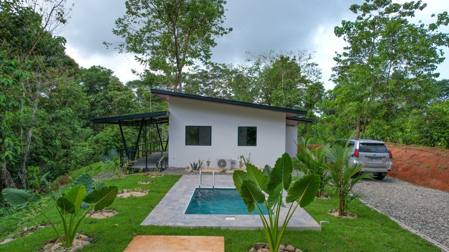 Brand New 2 Bedroom Home on Acreage Backing onto Jungle and Creek