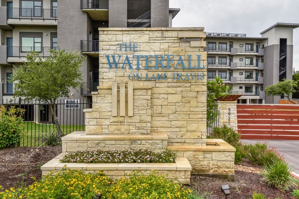 Waterfall on Lake Travis