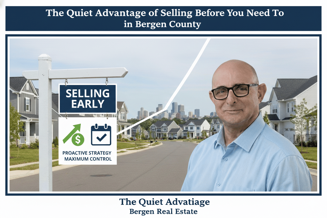 The Quiet Advantage of Selling Before You Need To in Bergen County