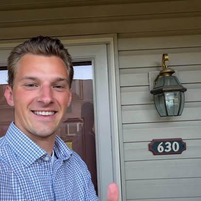 Aaron at his own home