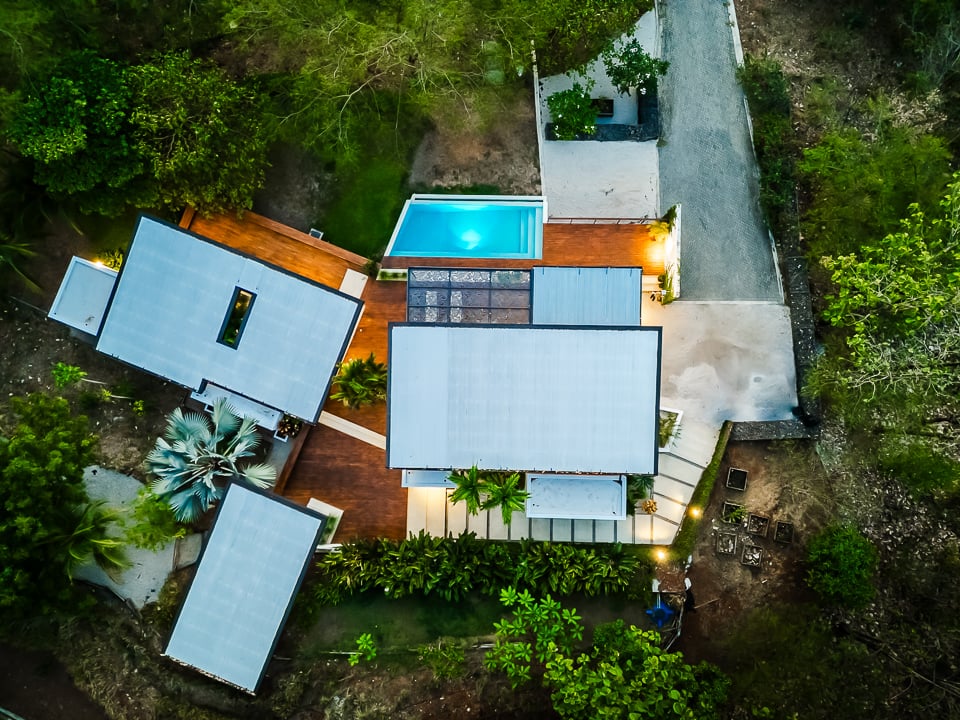 Casa Kalachuchi | Gorgeous Modern Jungle Oasis with Sunset Views in Gated Community