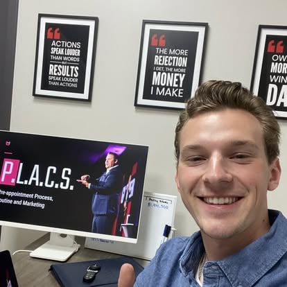 Aaron continuing his real estate training
