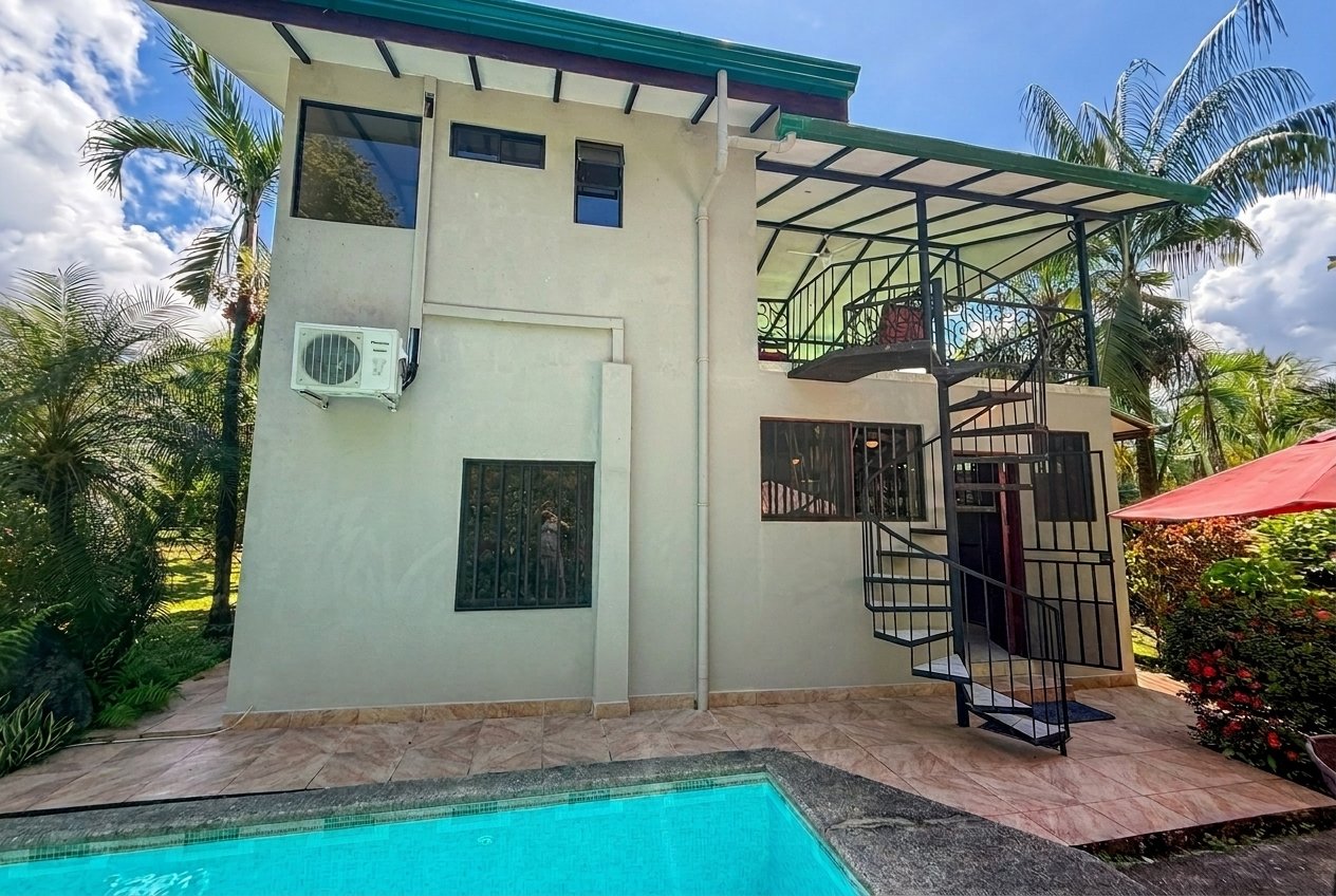 Serene 2-Bedroom Jungle Sanctuary with Private Pool & Gorgeous Balcony Views on Calle Buganvillea in Ojochal Costa Rica