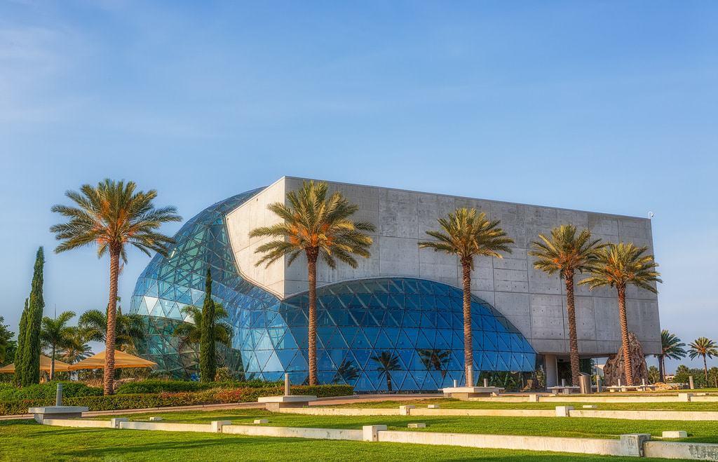 Exterior of The Dalí Museum in St. Petersburg, Florida