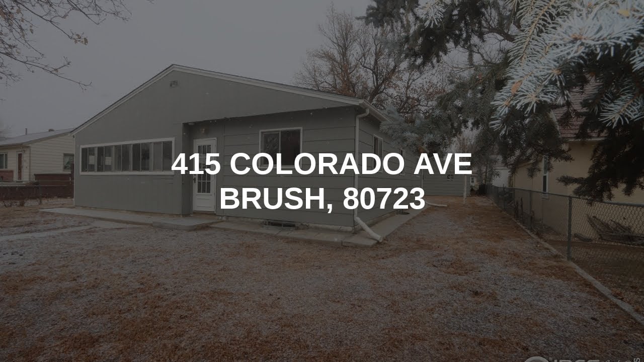 415 Colorado Ave | Brush Real Estate