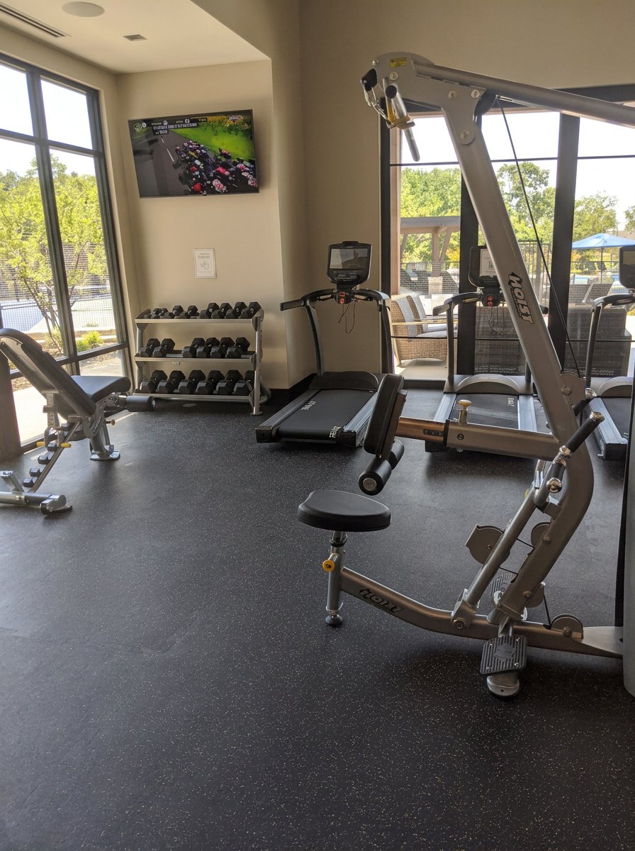Gym in the  Magnolia Lifestyle Center reserved for the residents of the age restricted Elements at Viridian.