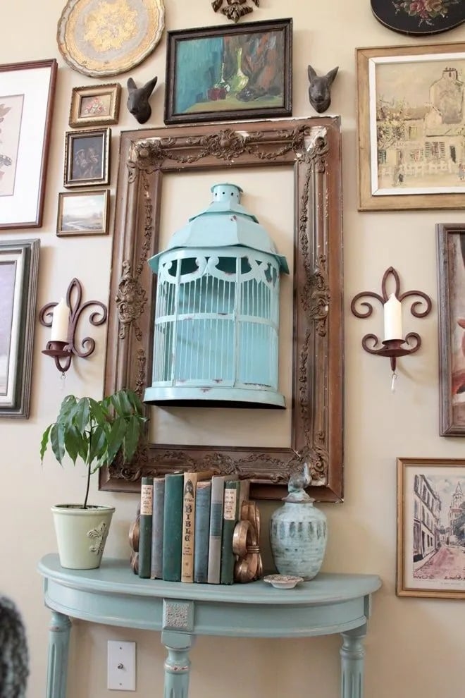 Vintage Art Gallery Wall