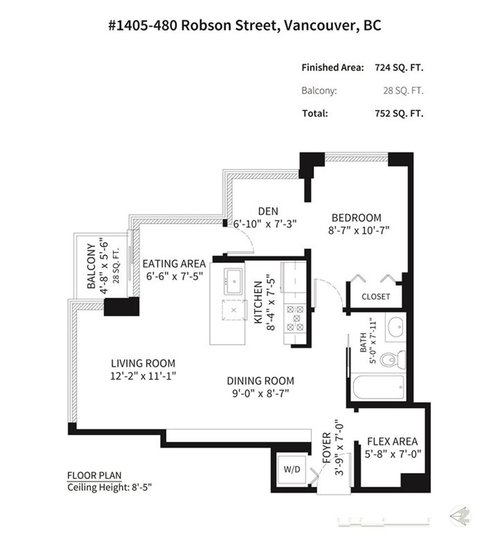 480 Robson St, #1405