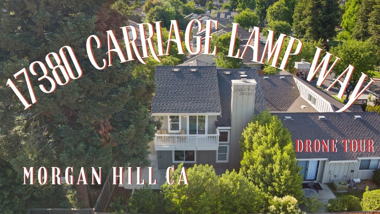 Drone Tour: Modern Attached SFR in Morgan Hill with Scenic Views & Private Backyard