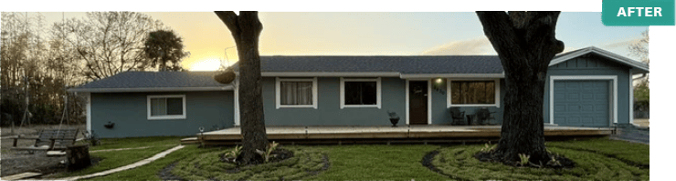 After - beautiful curb appeal