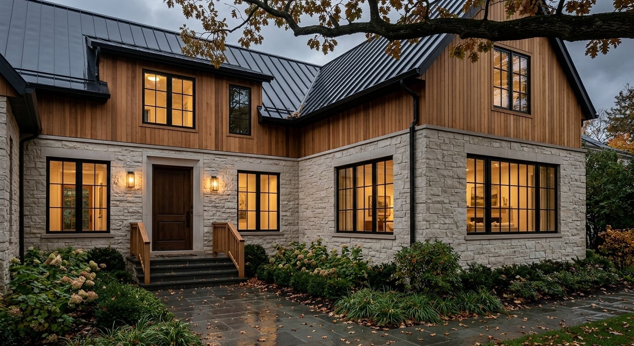 Custom new construction home in Arden Park Edina