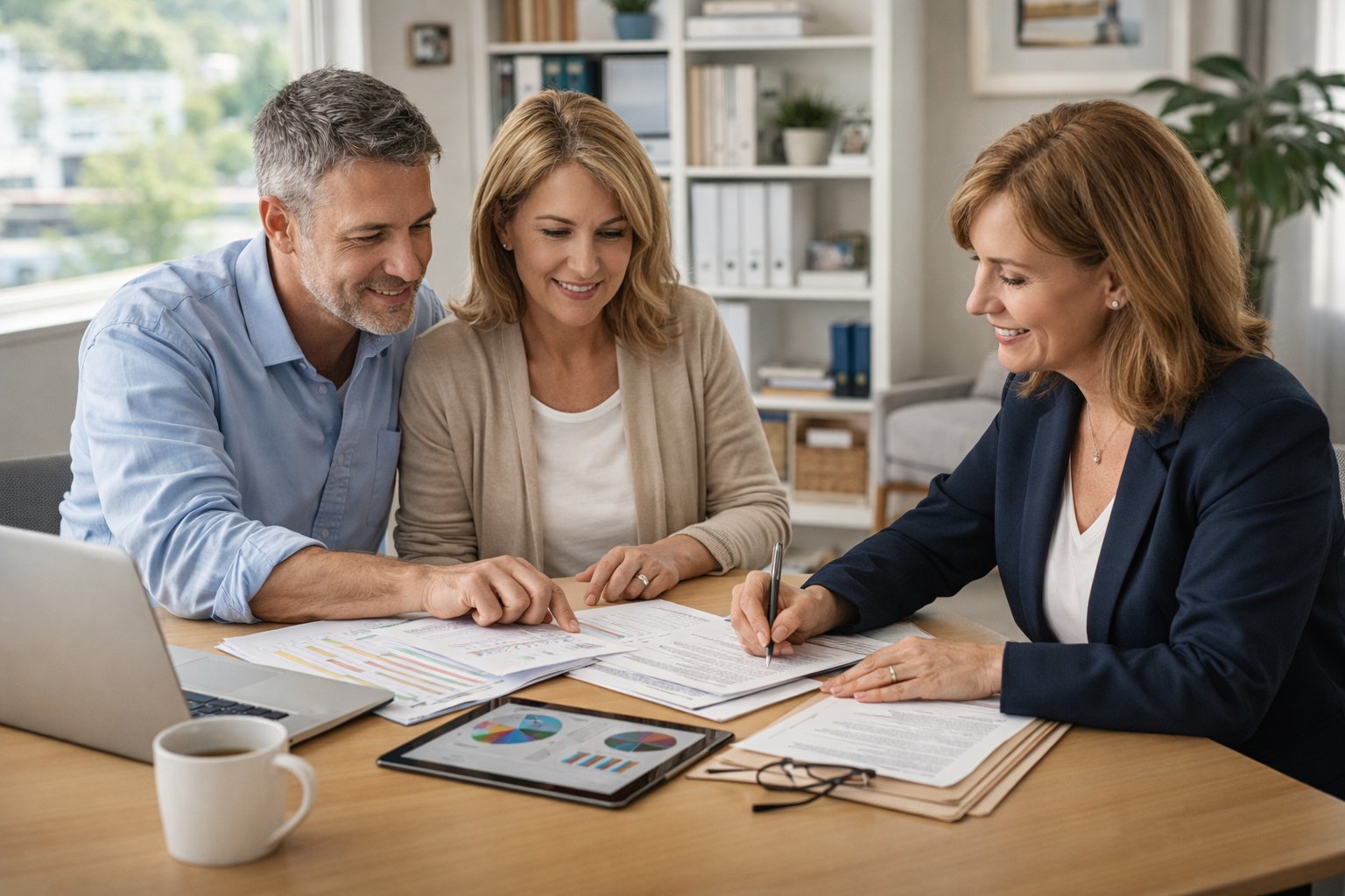 Real estate agent discussing pricing strategy for a Central Coast home before selling