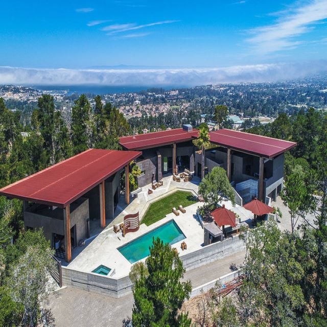 Contemporary Overlooking the California Coast in Carmel