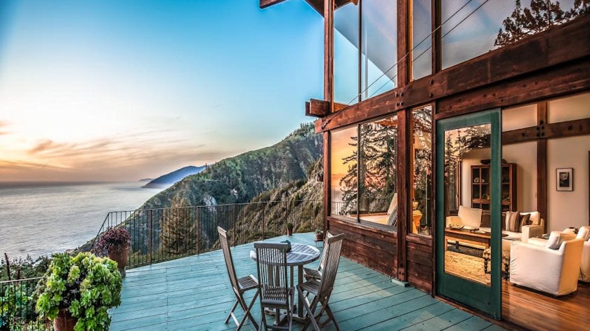 Former Gold Mine, Now a 33-acre Cliffside Home in Big Sur