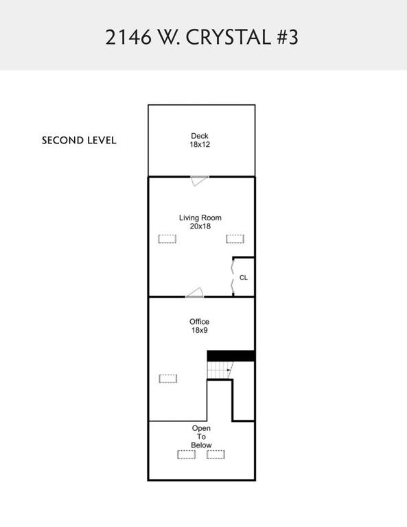 Light Flooded Duplex: 2146 W. Crystal #3