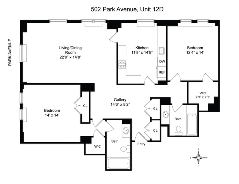 502 Park Avenue, #12D