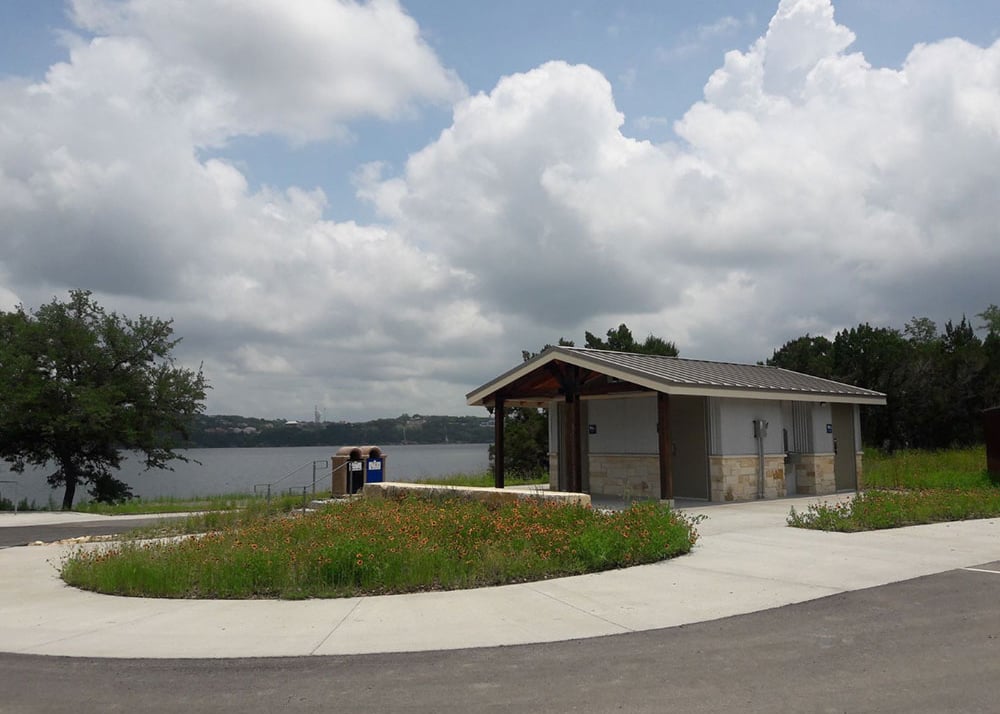 Guest houses with green lawn