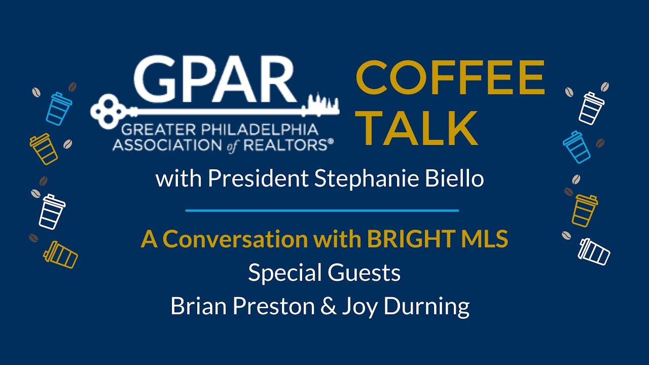 GPAR Coffee Talk with President Stephanie Biello featuring Bright MLS - February 16, 2021