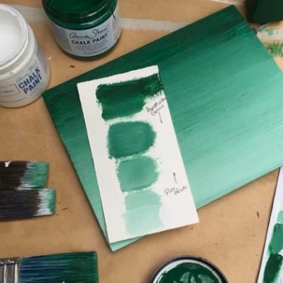 How to Paint Ombre with Chalk Paint by Annie Sloan