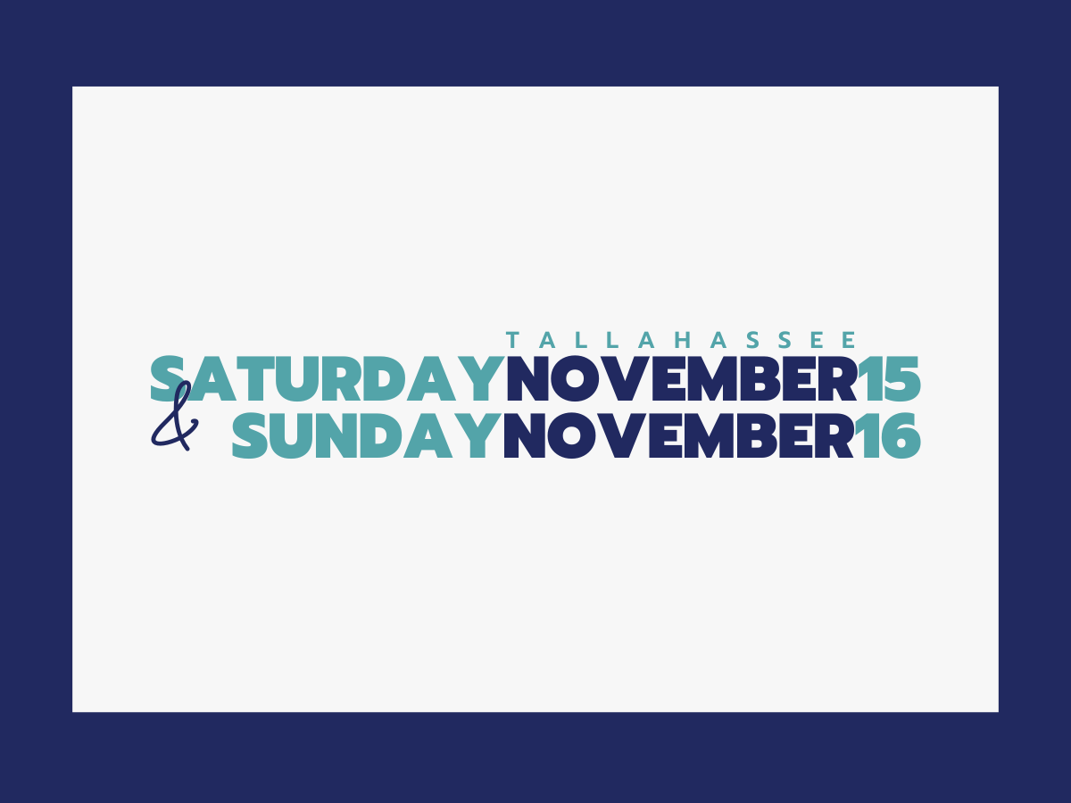 Saturday November 15th and Sunday November 16th events in Tallahassee florida