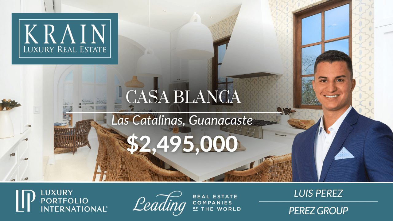 Welcome To $2.495M a Modern 4-Bedroom oceanfront Home at Las Catalinas!