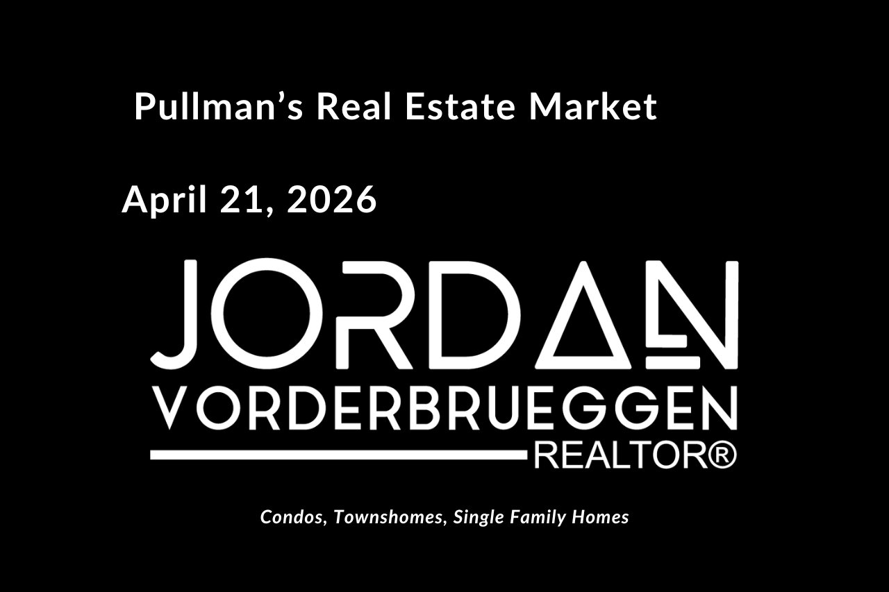 Jordan Vorderbrueggen's Weekly Pullman, WA Real Estate Report | April 2026